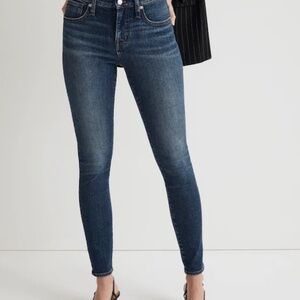 Madewell Women's 9” Mis Rise Skinny Jeans in Medium Wash